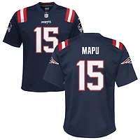 Marte Mapu Youth Nike Navy New England Patriots Custom Game Jersey