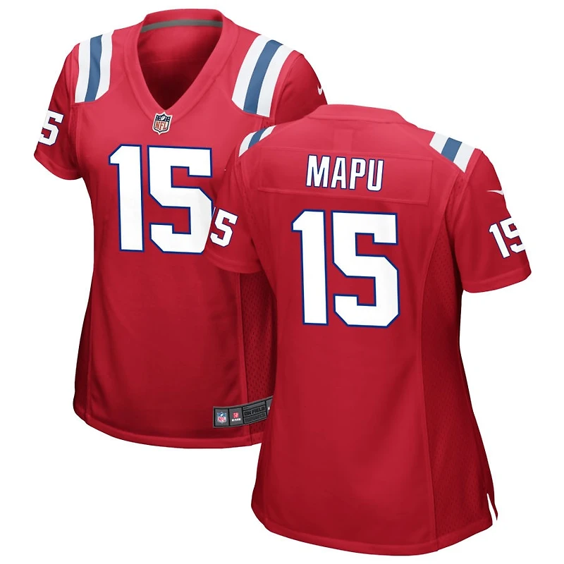 Marte Mapu Women's Nike Red New England Patriots Alternate Custom Jersey