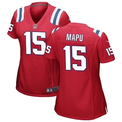 Marte Mapu Women's Nike Red New England Patriots Alternate Custom Jersey