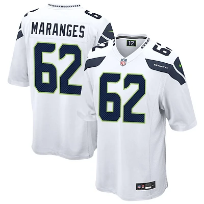 Federico Maranges Men's Nike  White Seattle Seahawks Custom Game Jersey