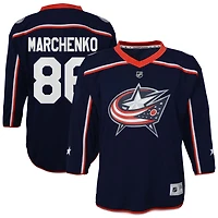 Kirill Marchenko Youth  Navy Columbus Blue Jackets Home Replica Custom Jersey