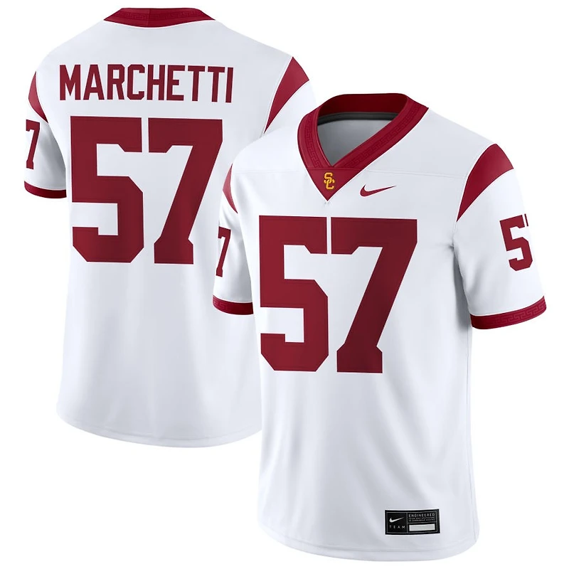 Roman Marchetti Men's Nike Cardinal USC Trojans NIL Pick-A-Player Game Jersey