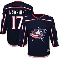 Mason Marchment Youth Navy Columbus Blue Jackets Home Premier Custom Jersey