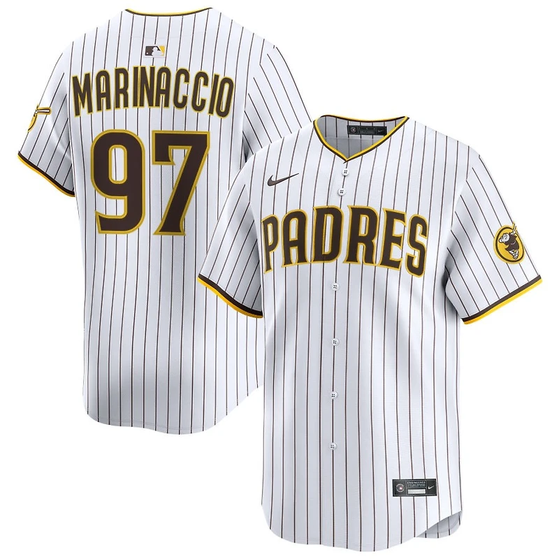 Ron Marinaccio Men's Nike White San Diego Padres Home Limited Custom Jersey