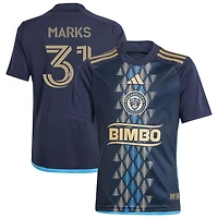 George Marks Youth adidas  Navy Philadelphia Union 2024 The XV Kit Replica Custom Jersey