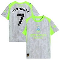 Omar Marmoush Youth Puma Green/Neon Green Manchester City 2025/26 Third Replica Custom Jersey