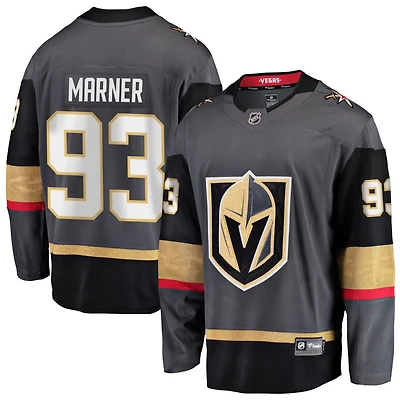 Mitch Marner Men's Fanatics Gray Vegas Golden Knights Alternate Breakaway Custom Jersey