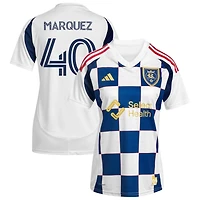 Omar Marquez Women's adidas  White Real Salt Lake 2025 Grid City Replica Custom Jersey