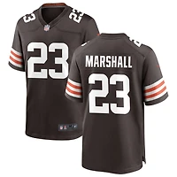 Ahmani Marshall Men's Nike Cleveland Browns Brown Custom Game Jersey