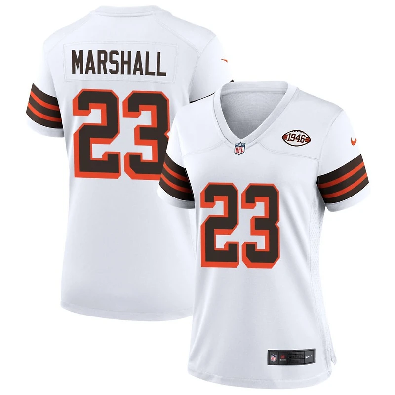 Ahmani Marshall Women's Nike White Cleveland Browns 1946 Collection Alternate Custom Jersey