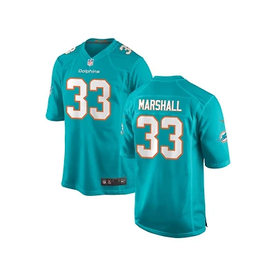 Jason Marshall Youth Nike Aqua Miami Dolphins 2018 Custom Game Jersey
