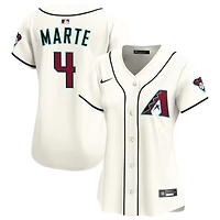 Ketel Marte Women's Nike  Cream Arizona Diamondbacks Home Limited Custom Jersey
