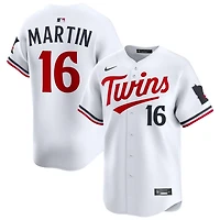 Austin Martin Men's Nike White Minnesota Twins Home Limited Custom Jersey