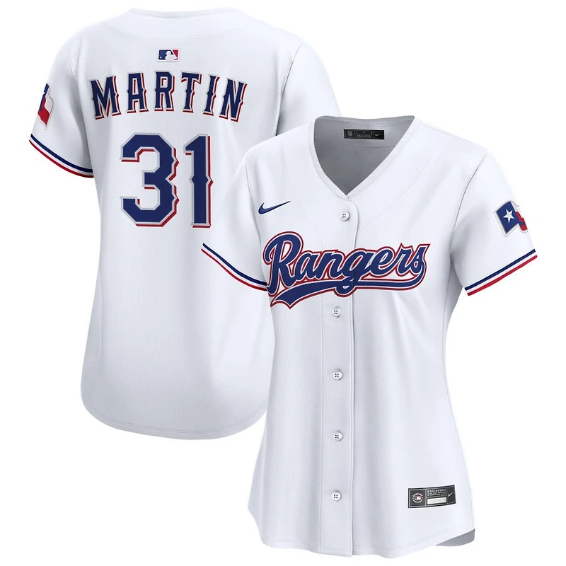 Chris Martin Women's Nike White Texas Rangers Home Limited Custom Jersey