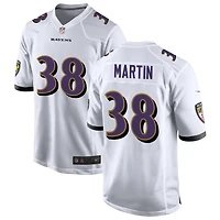Keyon Martin Men's Nike White Baltimore Ravens Custom Game Jersey