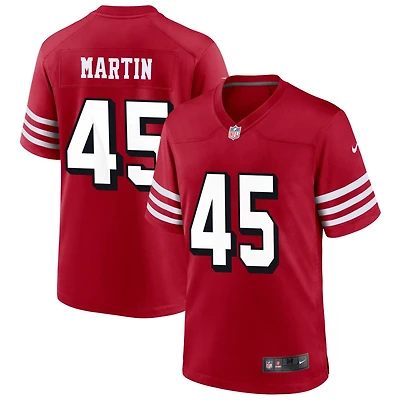 Nick Martin Men's Nike Scarlet San Francisco 49ers Alternate Custom Game Jersey