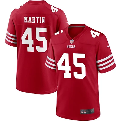Nick Martin Men's Nike Scarlet San Francisco 49ers Custom Jersey