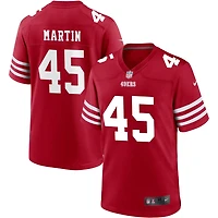Nick Martin Men's Nike Scarlet San Francisco 49ers Custom Jersey