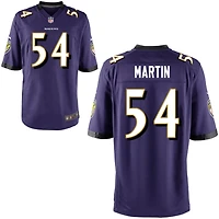 Chandler Martin Youth Nike Purple Baltimore Ravens Custom Game Jersey