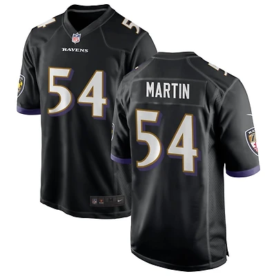 Chandler Martin Men's Nike Black Baltimore Ravens Alternate Custom Game Jersey