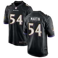 Chandler Martin Men's Nike Black Baltimore Ravens Alternate Custom Game Jersey
