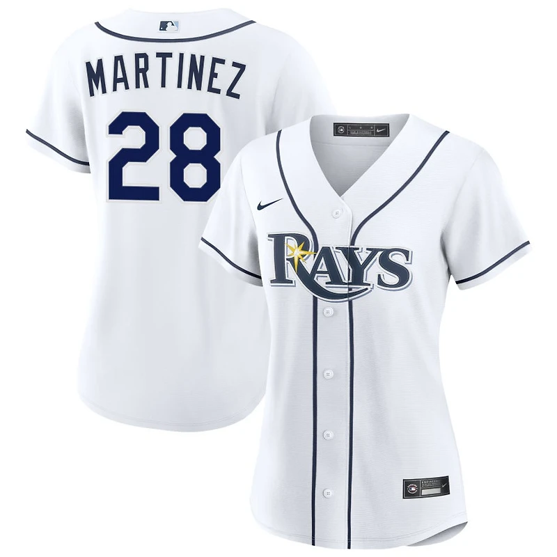 Nick Martinez Women's Nike White Tampa Bay Rays Home Custom Replica 2.0 Jersey