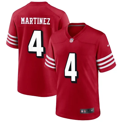 Adrian Martinez Men's Nike Scarlet San Francisco 49ers Alternate Custom Game Jersey