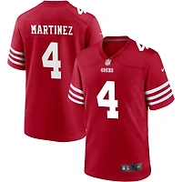Adrian Martinez Men's Nike Scarlet San Francisco 49ers Custom Jersey