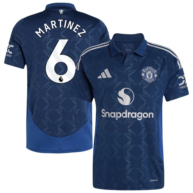 Lisandro Martinez Men's adidas Navy Manchester United 2024/25 Away Replica Custom Jersey