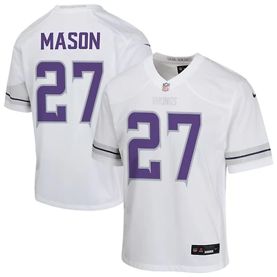 Jordan Mason Youth Nike White Minnesota Vikings Alternate Custom Game Jersey