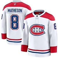 Mike Matheson Men's Fanatics White Montreal Canadiens Away Premium Custom Jersey