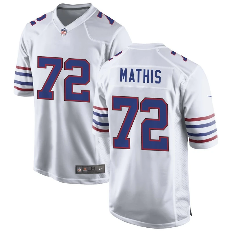 Phidarian Mathis Men's Nike White Buffalo Bills Alternate Custom Game Jersey