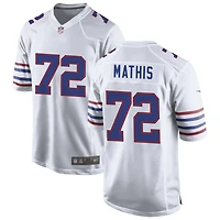 Phidarian Mathis Men's Nike White Buffalo Bills Alternate Custom Game Jersey