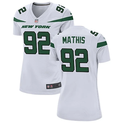 Ochaun Mathis Women's Nike White New York Jets Custom Game Jersey