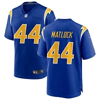 Scott Matlock Men's Nike Royal Los Angeles Chargers Alternate Custom Game Jersey