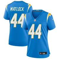 Scott Matlock Women's Nike Powder Blue Los Angeles Chargers Custom Game Jersey