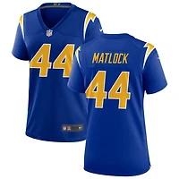 Scott Matlock Women's Nike Royal Los Angeles Chargers Alternate Custom Game Jersey