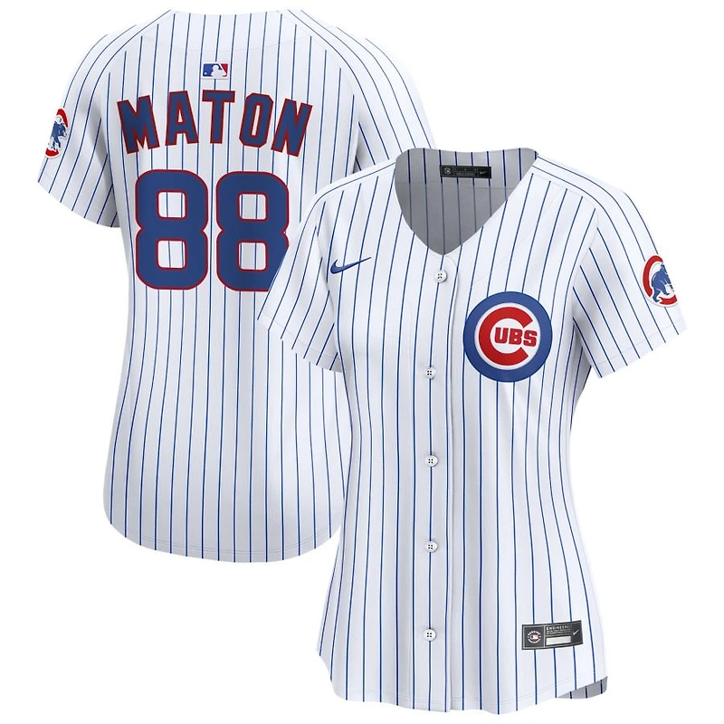 Phil Maton Women's Nike White Chicago Cubs Home Limited Custom Jersey