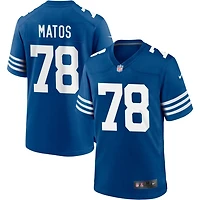 Bayron Matos Men's Nike Royal Indianapolis Colts Alternate Custom Jersey