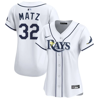 Steven Matz Women's Nike  White Tampa Bay Rays Home Limited Custom Jersey