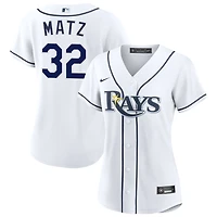 Steven Matz Women's Nike  White Tampa Bay Rays Home Custom Replica 2.0 Jersey