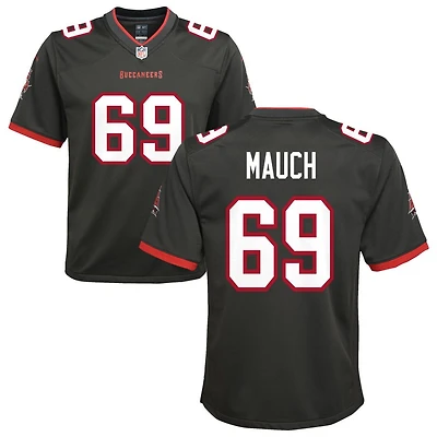 Cody Mauch Youth Nike Pewter Tampa Bay Buccaneers Alternate Custom Game Jersey