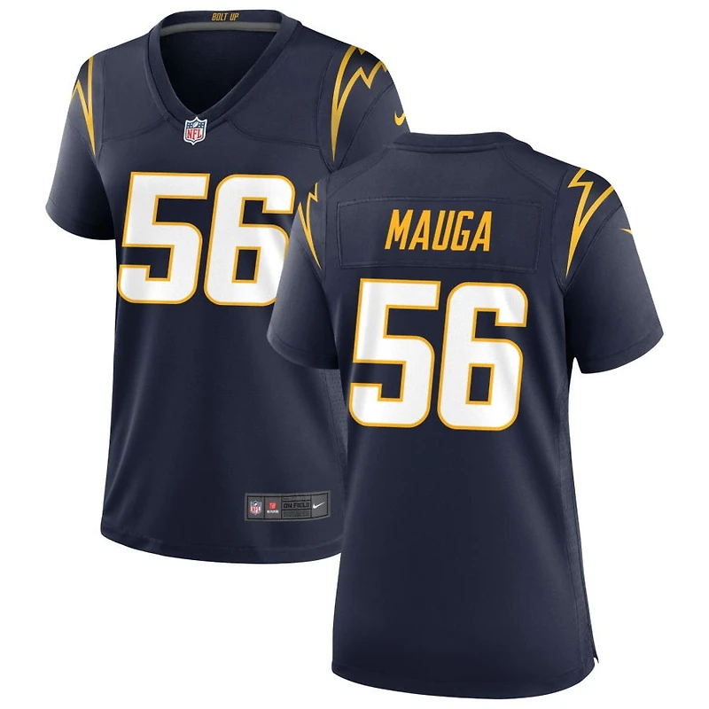 Kana'i Mauga Women's Nike Navy Los Angeles Chargers Alternate Custom Game Jersey