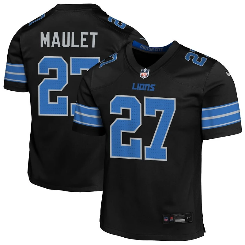 Arthur Maulet Youth Nike Detroit Lions Alternate Custom Game Jersey