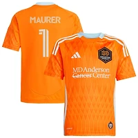 Jimmy Maurer Youth adidas  Orange Houston Dynamo FC 2025 Season 20 Replica Custom Jersey