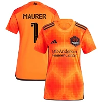 Jimmy Maurer Women's adidas Orange Houston Dynamo FC 2023 El Sol Replica Custom Jersey