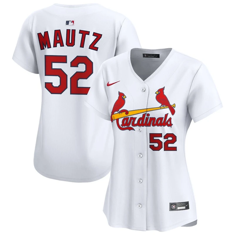 Brycen Mautz Women's Nike White St. Louis Cardinals Home Limited Custom Jersey