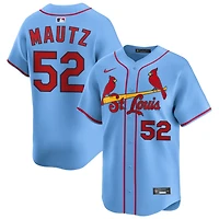 Brycen Mautz Men's Nike Light Blue St. Louis Cardinals Alternate Limited Custom Jersey