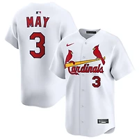 Dustin May Men's Nike White St. Louis Cardinals Home Limited Custom Jersey