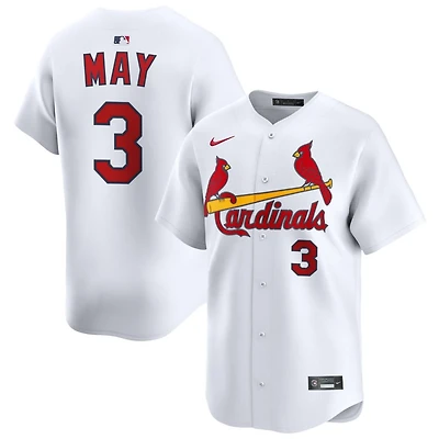 Dustin May Men's Nike White St. Louis Cardinals Home Limited Custom Jersey